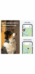 Tractive DOG 6 – GPS lokátor pro psy a monitor zdraví, černý