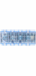 Pokój Instalační kohoutek do místnosti 4P 4x35mm2/10x25mm2 modrý OBL 35/25-4 R35RW-01040000803 /10ks/