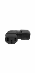 Adaptér úhlový na stranu IEC C13 na IEC C14 napětí 230V, 10A