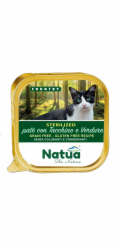 NATUA Country Sterilised Turkey with vegetables - mokré krmivo pro kočky - 100g