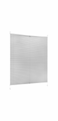 Termo plisovaná roleta Toledo 105 cm x 130 cm světle šedá
