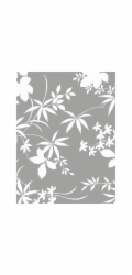 Ubrus DC-fix Flores antracit 130 x 160 cm obdélníkový