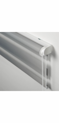 Dvojitá roleta Gardinia Easyfix s montážní lištou 120 cm x 150 cm šedá