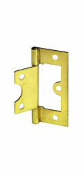 Závěs Hettich pro lamelové dveře 50 mm x 23 mm ocel, mosazný povlak, 2 kusy