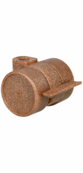 Dvojitá kolečka Wagner Furniture, nosnost 30 kg, průměr 3,7 cm, hnědá