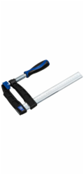 LUX-TOOLS Šroubová svěrka z temperované litiny 200 mm x 100 mm