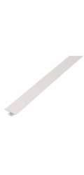H-profil plast 4 mm x 25 mm x 1 000 mm bílý