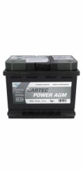 Startovací baterie Cartec Power AGM 60 Ah/680 A