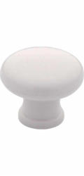 Knoflík 0385, plast bílý