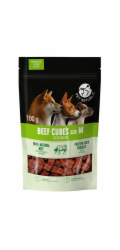 PETREPUBLIC Beef cubes M - pamlsek pro psa - 100g