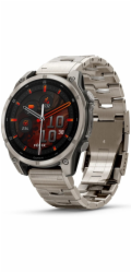 Garmin Fenix 8 3,56 cm (1.4") AMOLED 47 mm Digitální 454 x 454 px Dotyková obrazovka Titanová Wi-Fi GPS