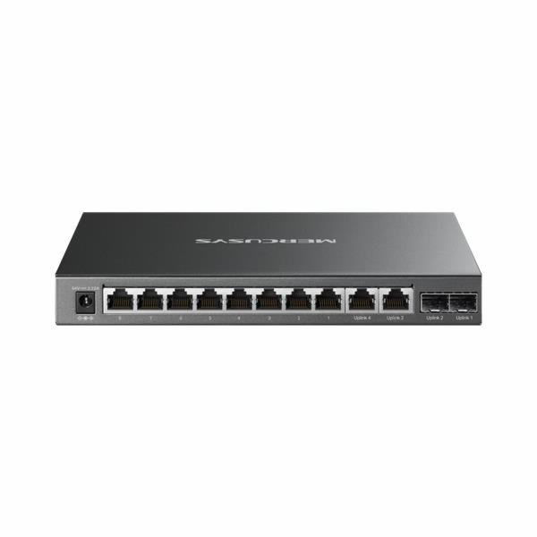 Switch TP-Link Mercusys MS112GMP 2x GLAN, 8x GLAN s PoE+,...