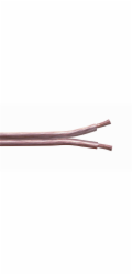 Reproduktorový kabel 2 x 2,5 mm2 bílý, prodává se na metráž