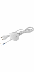 Sonstige Napájecí kabel s nožním spínačem, bílý, 2 m