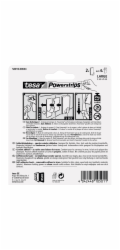 Tesa Samolepicí háčky , bílé, čtvercové, 2 kusy se 4 velkými proužky Powerstrips