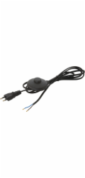 Sonstige Napájecí kabel s nožním spínačem, černý, 2 m