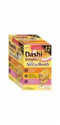 INABA Dashi Delights Silky Broth Chicken and salmon mix - mokré krmivo pro kočky - 12x40g