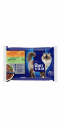 OPTIVITAL Sterile Turkey and veal - mokré krmivo pro kočky - 4x85g