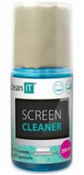 CLEAN IT Čistící roztok na obrazovky 200ml s utěrkou ve víčku