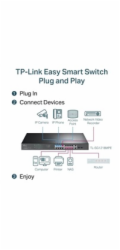 TP-Link CCTV Easy Smart switch TL-SG1218MPE (16xGbE, 2xGbE/2xSFP combo, 16xPoE+, 250W)