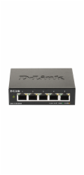 D-LINK DGS-1100-05 D-Link DGS-1100-05V2 5-port Gigabit Smart Managed switch, fanless