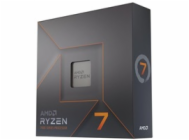 AMD Ryzen 7 7700X 100-100000591WOF CPU AMD RYZEN 7 7700X WOF, 8-core, 4.5GHz, 32MB cache, 105W, socket AM5, BOX bez chladiče