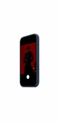 iPhone 17 Pro Silicone Case with MS – Midnight
