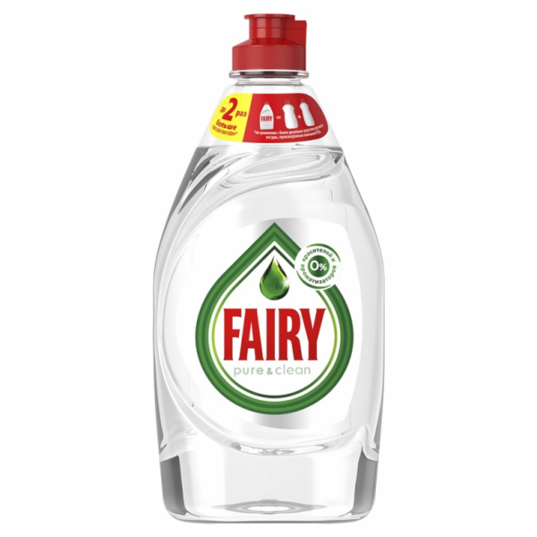 Mycí prostředek na nádobí Fairy Pure & Clean, 0,9 l