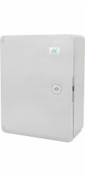 ELS Elektrotechnika ELS ELEKTROTECHNIKA SKŘÍŇOVÁ SKŘÍŇ POUZDRO Z ABS PLASTU POVRCHOVÁ ROZVÁDĚČ 35x27x16 cm 350x270x160 mm
