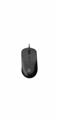Natec laserová myš HAWK 2/Kancelářská/Laserová/2 400 DPI/Drátové USB-A/Černá