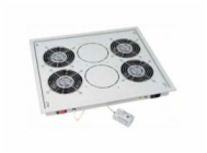 TRITON Ventilační jednotka horní (spodní), 4 ventilátory-230V/60W, termostat, šedá