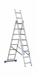 Žebřík G21 třídílný 5,1m 3x8 příček