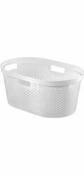 koš na čisté prádlo 39l 59x38x26,5 bílý INFINITY