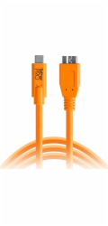 Tether Tools USB-C zu 3.0 Micro- B 4,60m oranzova