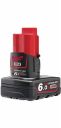 Milwaukee M12B6 12V / 6,0 Ah  Li-Ion nahradni bat.