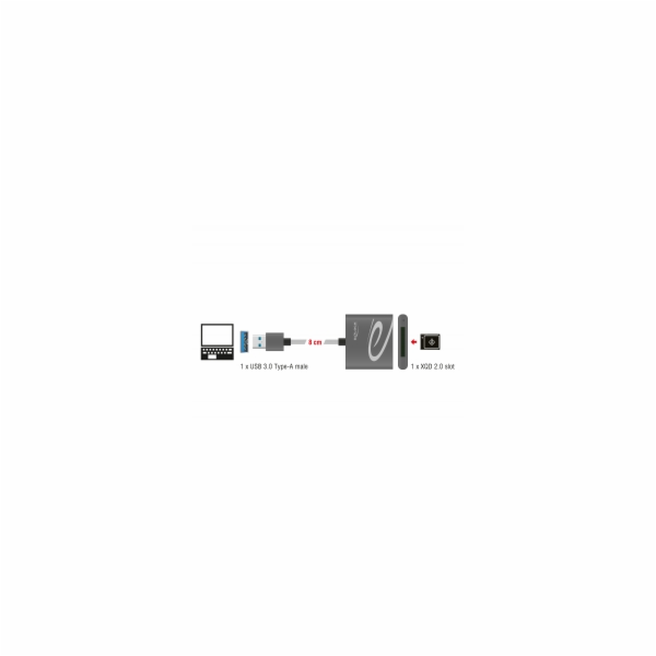 Delock USB 3.0 čtečka karet pro paměťové karty XQD 2.0
