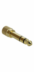 DeLOCK adaptér 6,35mm zástrčka > 3,5mm 3kolíková zásuvka, šroubovací