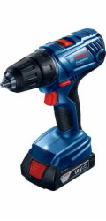 Bosch Powertools Akku-Bohrschrauber GSR 180 LI Professional, 18Volt (blau/schwarz, 2x Li-Ion Akku 2,0Ah, Koffer)