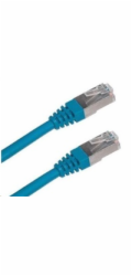 XtendLan patch kabel Cat5E, FTP - 3m, modrý