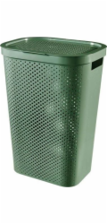 Koš na prádlo Curver Infinity Dots 60L zelený
