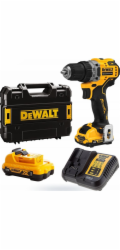 DEWALT DCD701D2-QW Akumulátorová vrtačka 2x 12V 2Ah XR TSTAK Černá, Žlutá