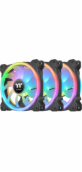 Thermaltake SWAFAN 14 RGB 140x140x25 (černá, balení po 3 kusech, vč. ovladače, 140 mm)
