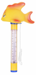 Teploměr bazénový zlatá rybička 23 cm