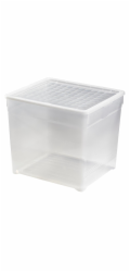 Úložný kufr CURVER, 33 l, průhledný, 39,5×34×34,3 cm