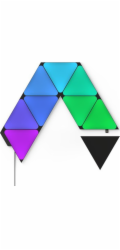 Nanoleaf Shapes Triangles Ultra  Black Edition Starter Kit - 9PK