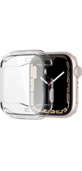 Spigen kryt Ultra Hybrid pro Apple Watch 7/8/9 41mm - Crystal Clear