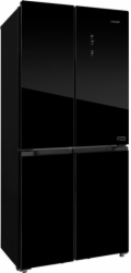 CONCEPT Americká lednice LA8383bc BLACK