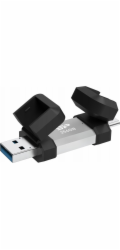Silicon Power SP256GBUC3C51V1S USB paměť 256 GB USB Type-A / USB Type-C 3.2 Gen 1 (3.1 Gen 1) Černá, Stříbrná
