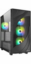 Sharkoon Rebel C80G RGB (černá, tvrzené sklo)