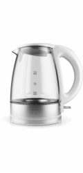 Rychlovarná konvice Niceboy ION Kettle K1 Crystal glass 1,7 l, bílá